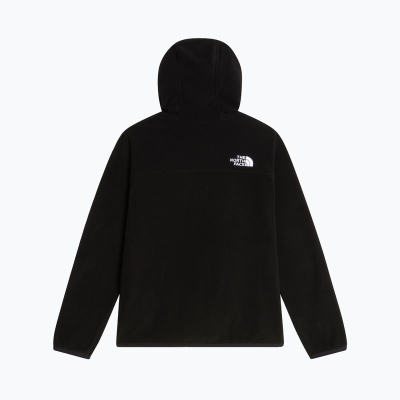 Dětská fleecová mikina The North Face Teen Glacier Full Zip Hoodie tnf black 2
