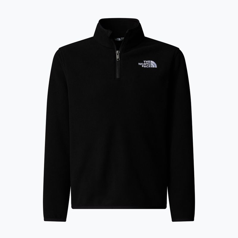 Dětská fleece mikina The North Face Teen Glacier 1/4 Zip black