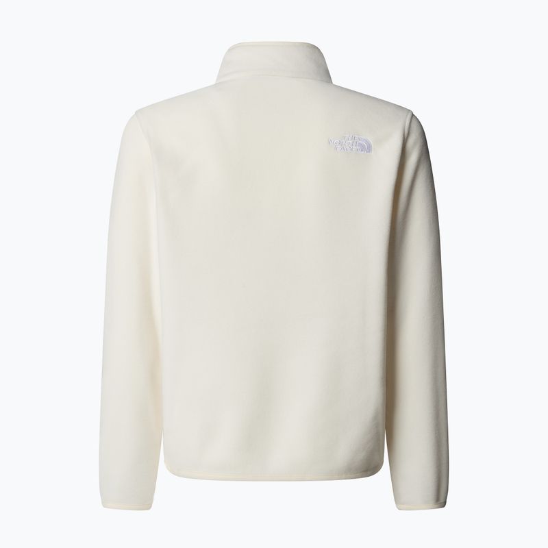 Dětská fleece mikina The North Face Teen Glacier 1/4 Zip wine dune 2