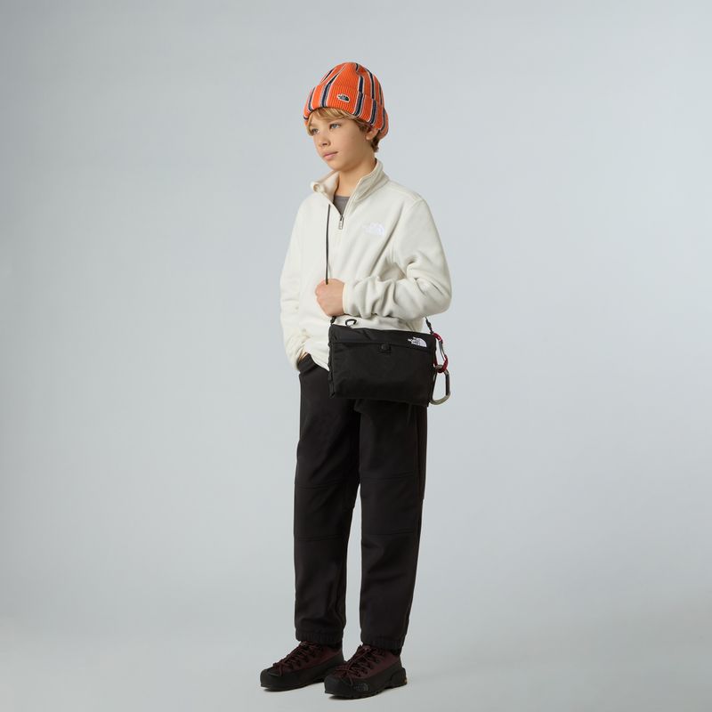 Dětská fleece mikina The North Face Teen Glacier 1/4 Zip wine dune 4