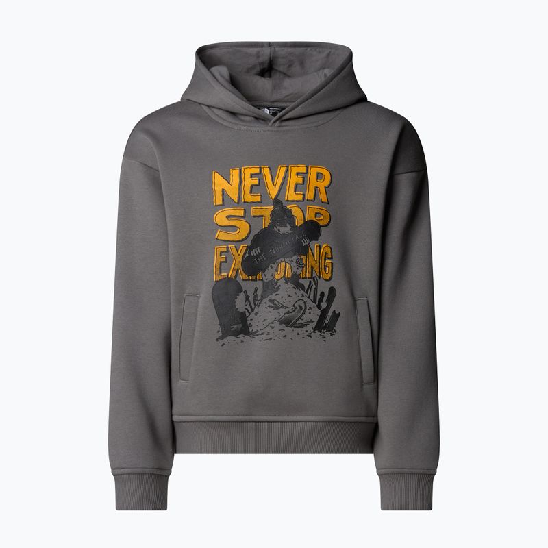 Dětská mikina The North Face Sports Oversized Hoodie Graphic smoked pearl 4