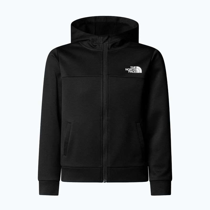 Dětská mikina The North Face Teen Reaxion Full Zip Hoodie tnf black