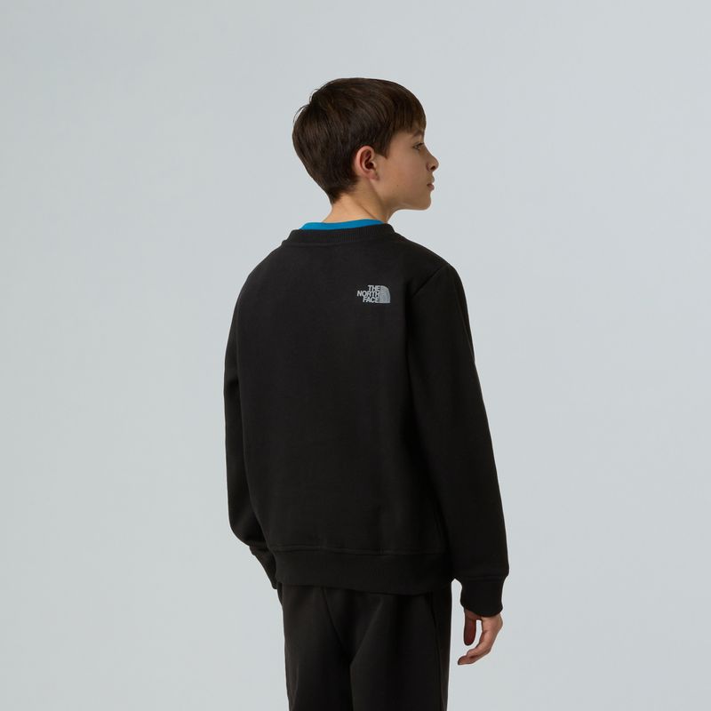 Dětská mikina The North Face Reflective Logo Relaxed Crew black 3