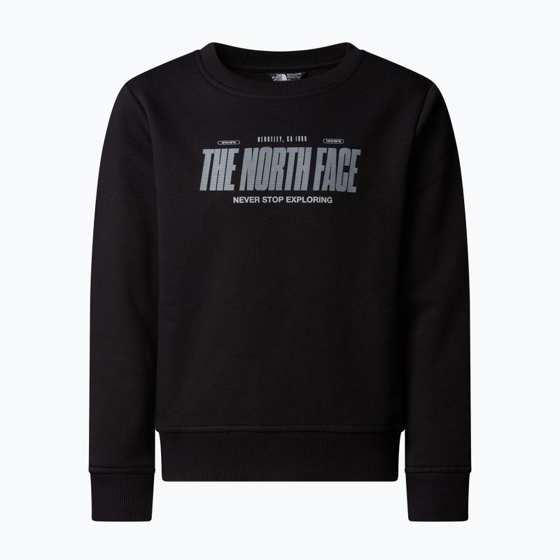 Dětská mikina The North Face Reflective Logo Relaxed Crew black 4
