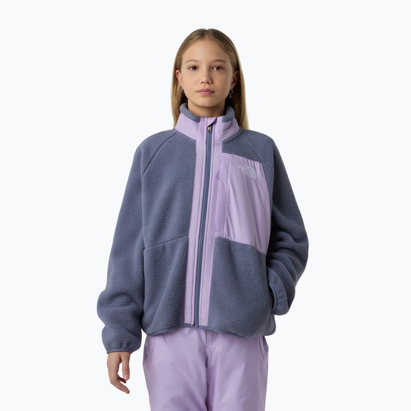 Dětská fleecová mikina The North Face Yumiori Full Zip twilight galaxy/lite lilac