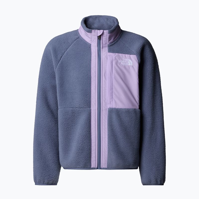 Dětská fleecová mikina The North Face Yumiori Full Zip twilight galaxy/lite lilac 5