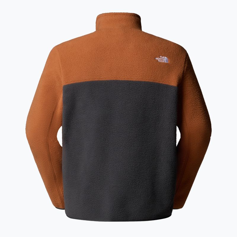 Pánská mikina The North Face Yumiori 1/4 Zip asphaltgrey/burntumber/summitgold 5