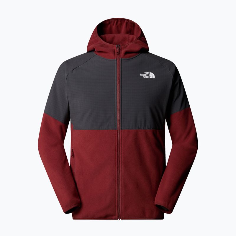 Pánská mikina The North Face Glacier Heavyweight Full Zip HD sumac/asphalt grey 5