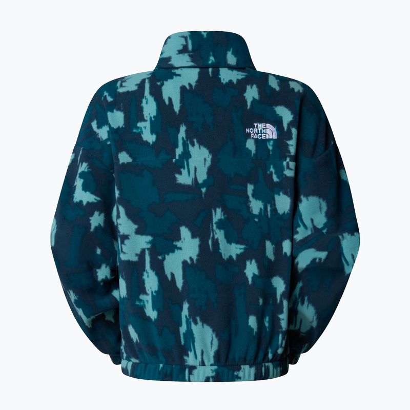 Dámská mikina The North Face Mountain Athletics Fleece 1/4 Zip Print deep cypress painted 2