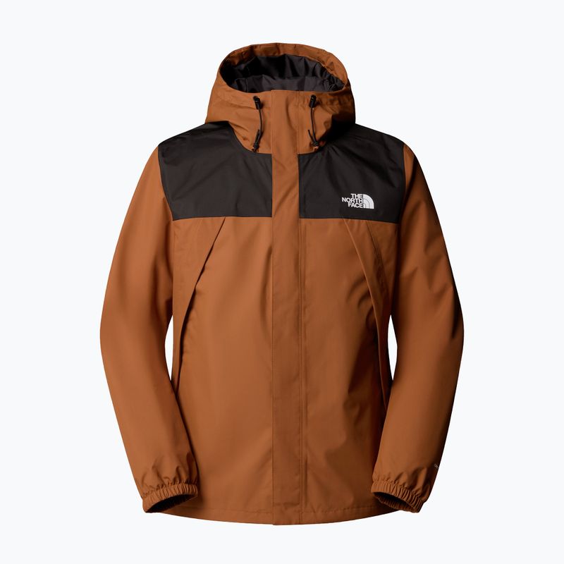 Pánská nepromokavá bunda The North Face Antora burnt umber/black 5