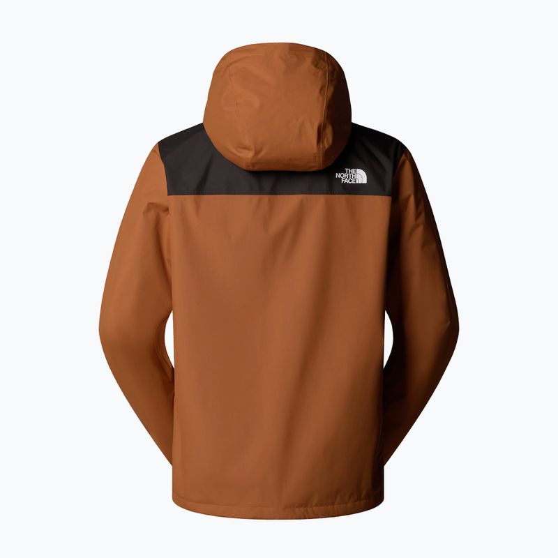 Pánská nepromokavá bunda The North Face Antora burnt umber/black 6