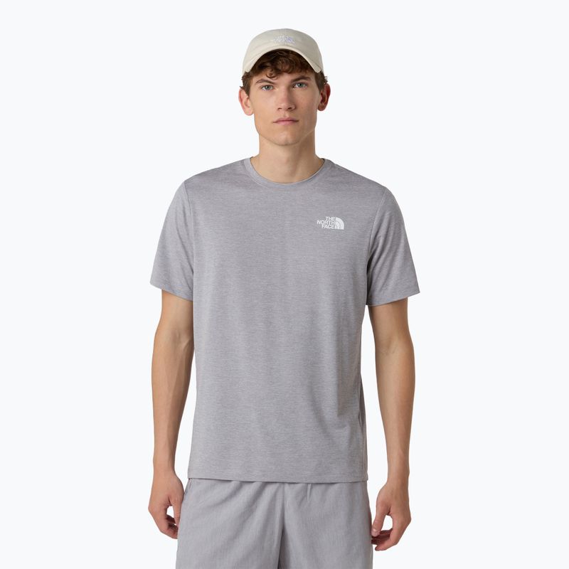 Pánské tričko The North Face 24/7 Reg pale grey heather