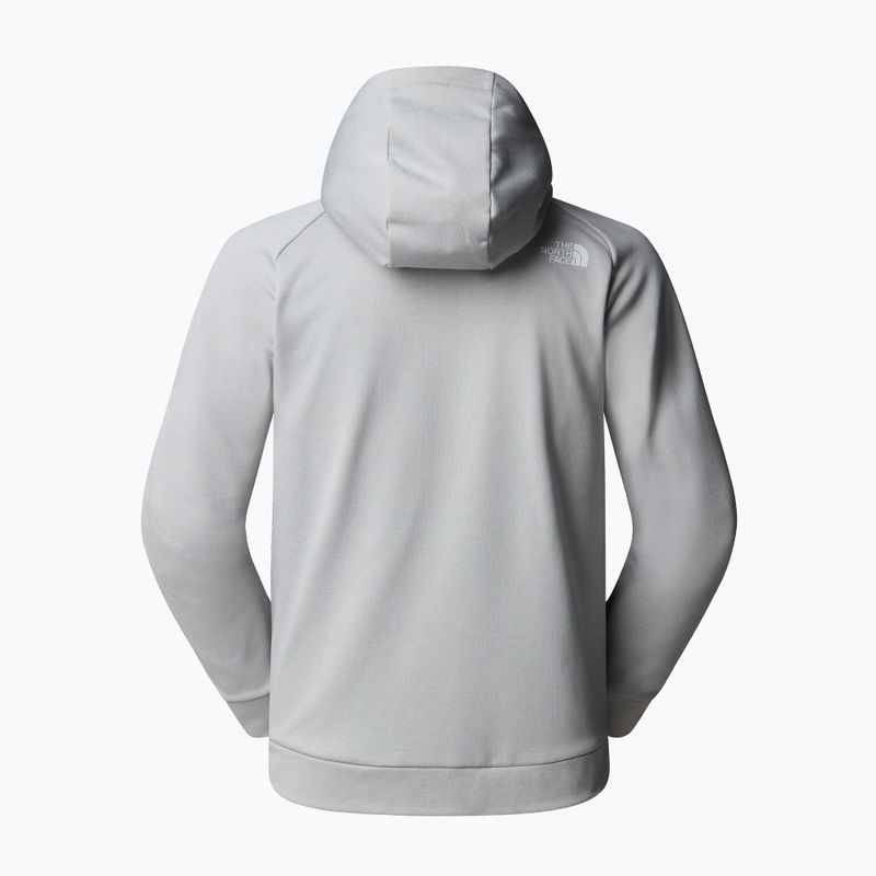 Pánská mikina The North Face Reaxion Fleece Full Zip Hoodie high rise grey light heather 2