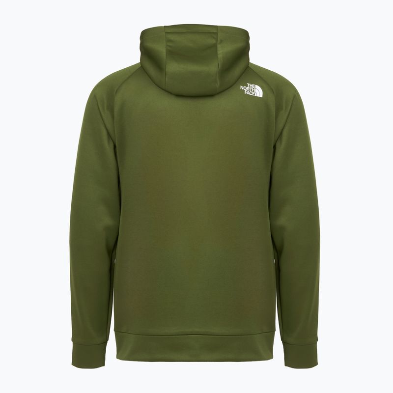 Pánská mikina The North Face Reaxion Fleece Full Zip Hoodie woodland green/black 2