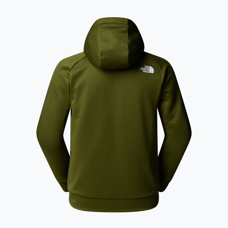 Pánská mikina The North Face Reaxion Fleece Full Zip Hoodie woodland green/black 2
