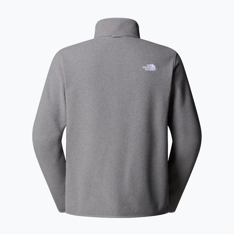 Pánská fleecová mikina The North Face Glacier Fleece mid grey heather 6