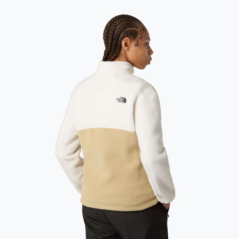 Dámská fleecová mikina The North Face Yumiori Full Zip khaki stone/white dune 3