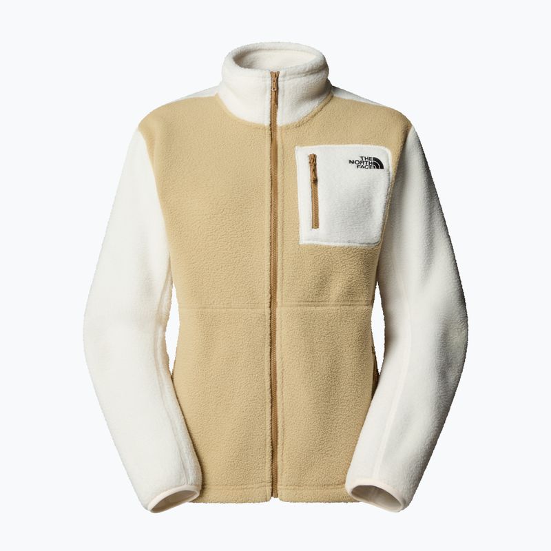 Dámská fleecová mikina The North Face Yumiori Full Zip khaki stone/white dune