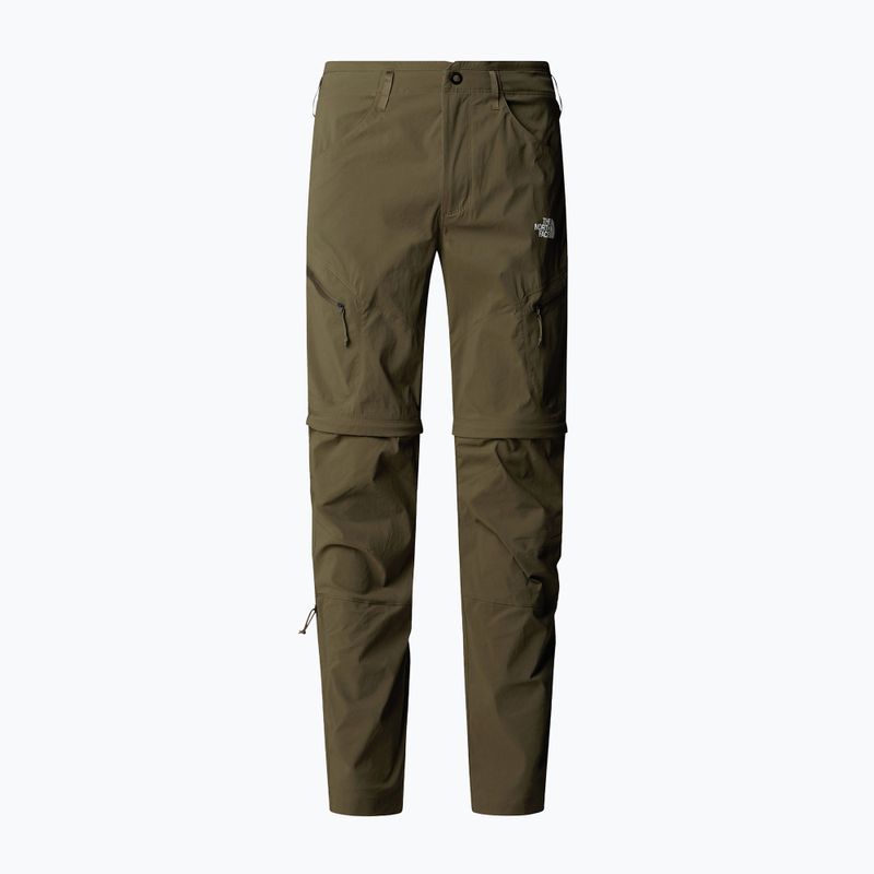 Pánské trekingové kalhoty The North Face Exploration Regular Tapered Convertible taupe green 5