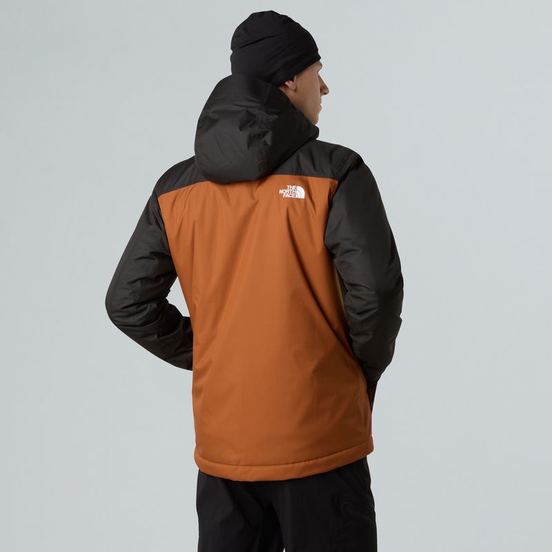 Pánská péřová bunda The North Face Millerton Insulated burnt umber/black 3