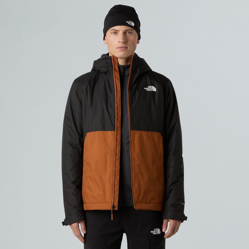 Pánská péřová bunda The North Face Millerton Insulated burnt umber/black 4