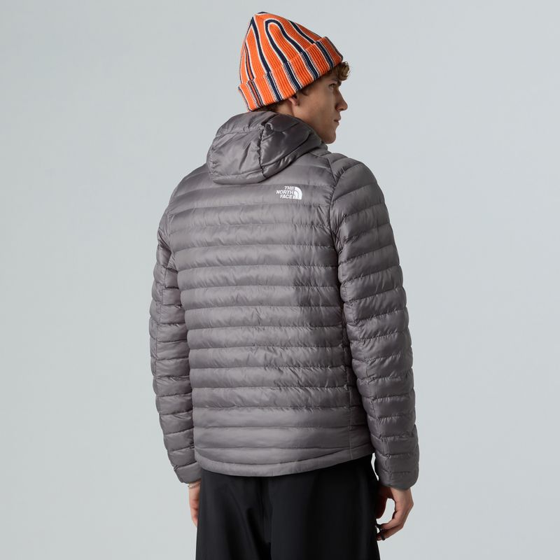 Pánská péřová bunda The North Face Huila Synthetic Hoodie smoked pearl 3