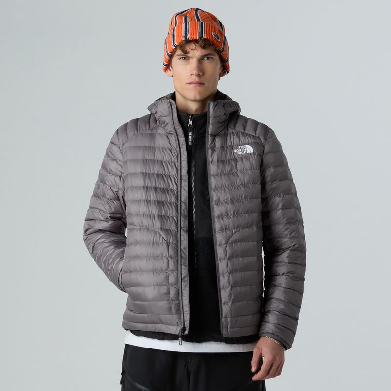 Pánská péřová bunda The North Face Huila Synthetic Hoodie smoked pearl 4