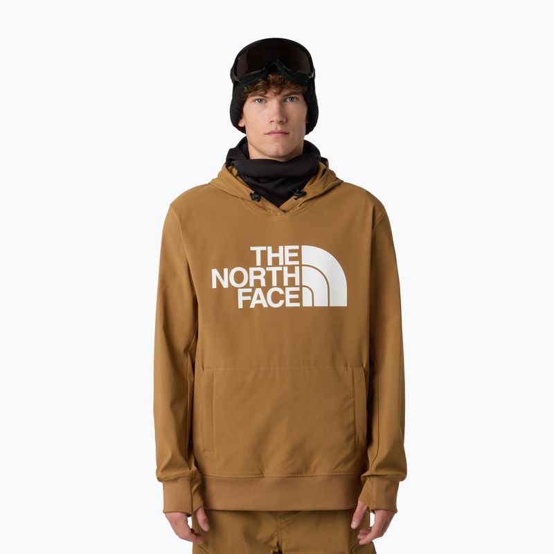 Pánská mikina The North Face Tekno Logo Hoodie utility brown