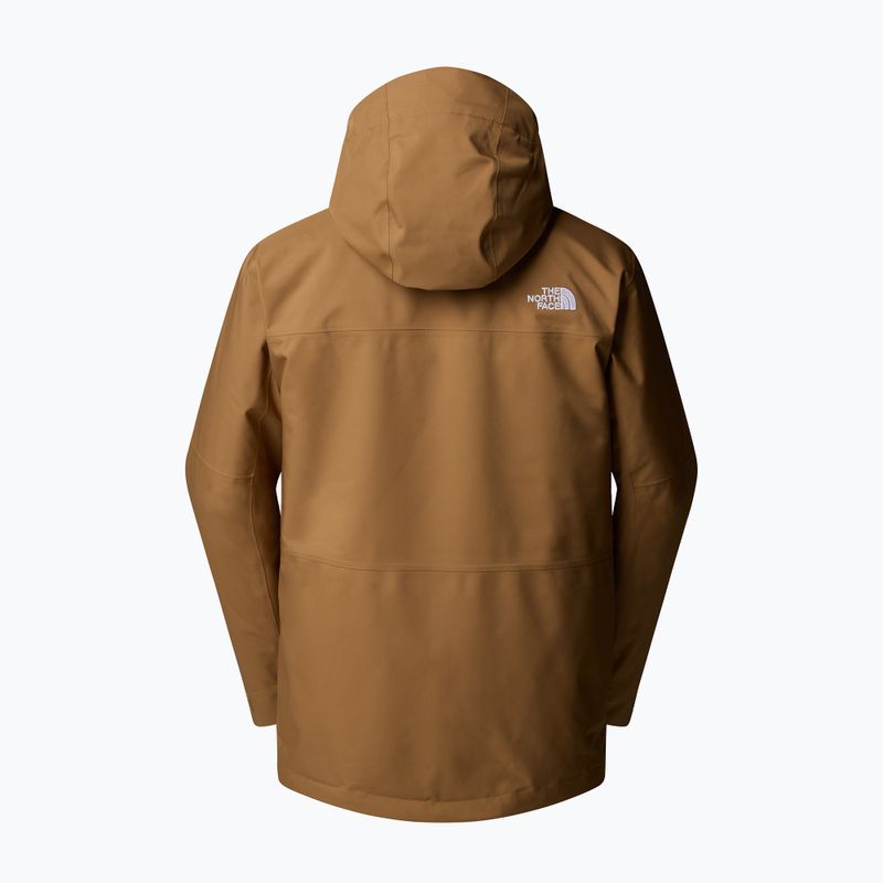 Pánská snowboardová bunda The North Face Fourbarrel Triclimate utility brown/khaki 7