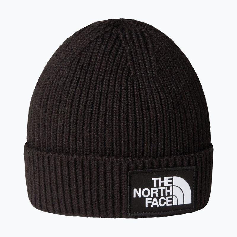 Dětská zimní čepice The North Face Baby Logo Box Beanie tnf black