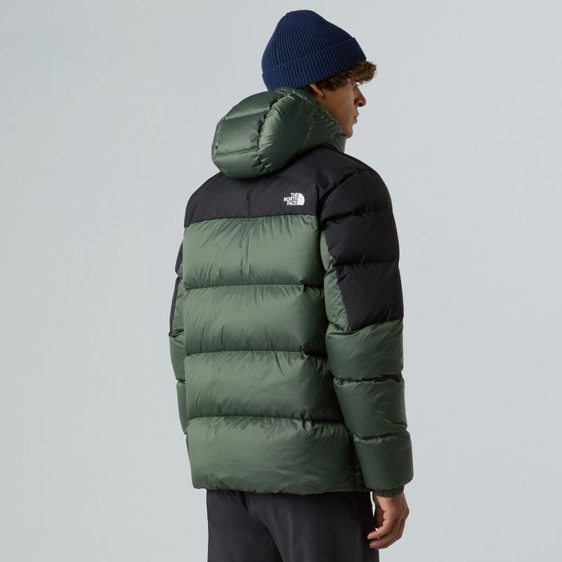 Pánská péřová bunda The North Face Diablo Down 2.0 Hoodie shoulder mist/black heather 3