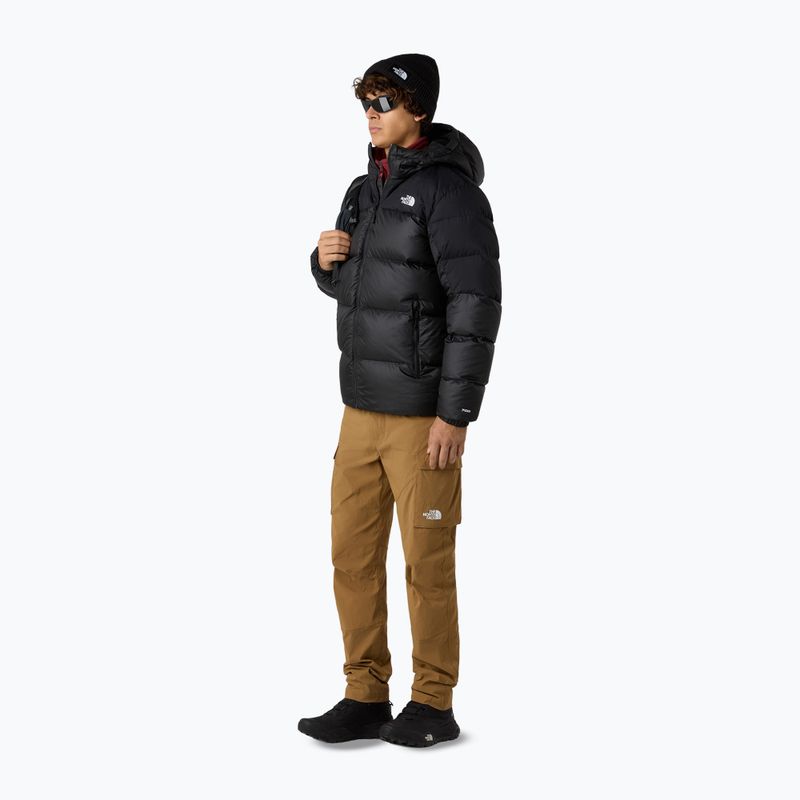 Pánská péřová bunda The North Face Diablo Down 2.0 Hoodie black/black/recycled down 2
