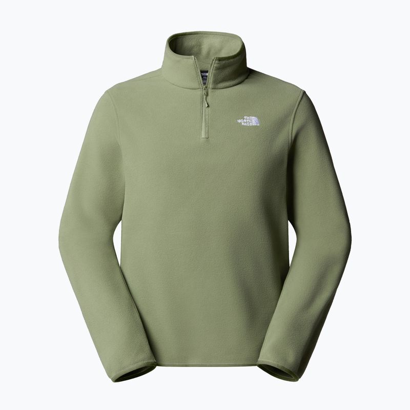 Pánská fleecová mikina The North Face Glacier Fleece 1/4 Zip shoulder mist 4