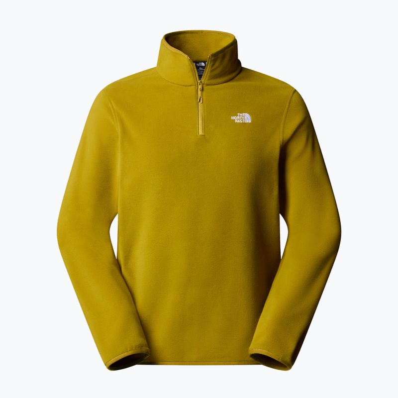 Pánská mikina The North Face Glacier Fleece 1/4 Zip deep dijon 4