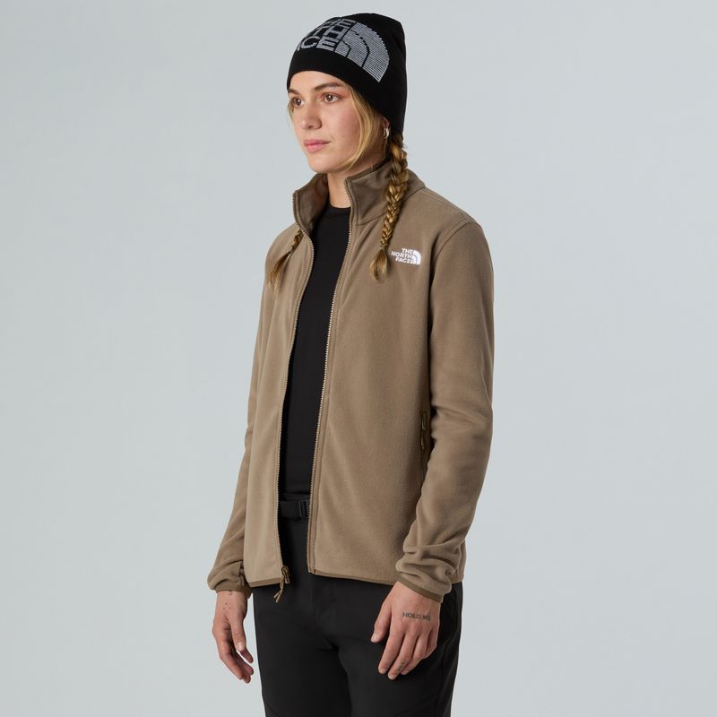 Dámská fleecová mikina The North Face Glacier Fleece mocha brown 4
