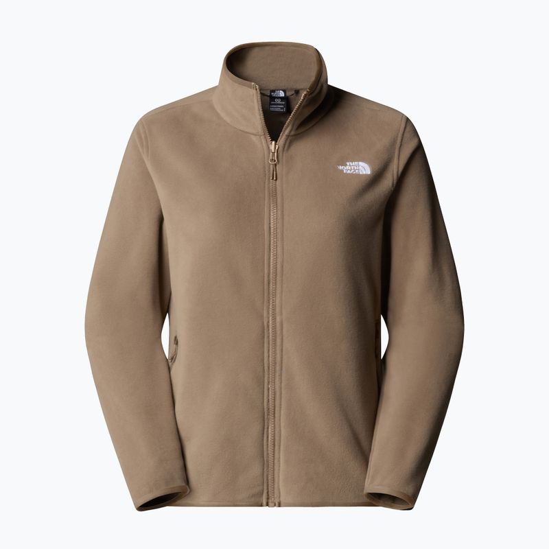 Dámská fleecová mikina The North Face Glacier Fleece mocha brown 5
