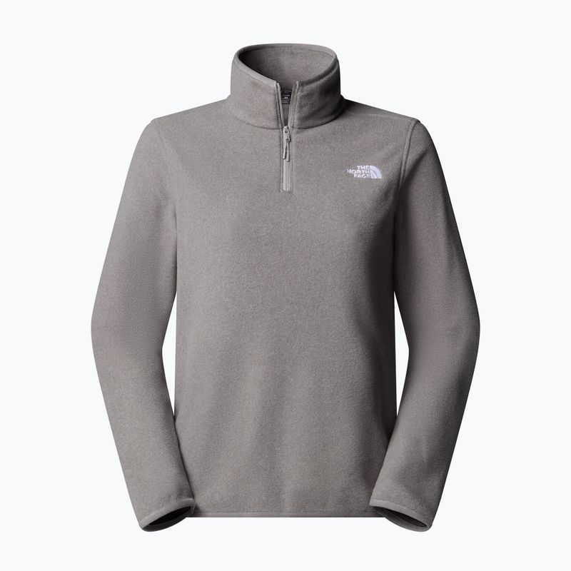Dámská fleecová mikina The North Face Glacier Fleece 1/4 Zip mid grey heather 4