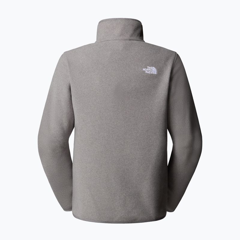 Dámská fleecová mikina The North Face Glacier Fleece 1/4 Zip mid grey heather 5
