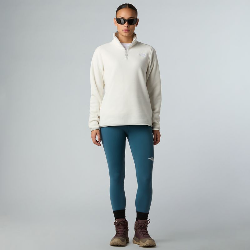 Dámská fleecová mikina The North Face Glacier Fleece 1/4 Zip white dune 2