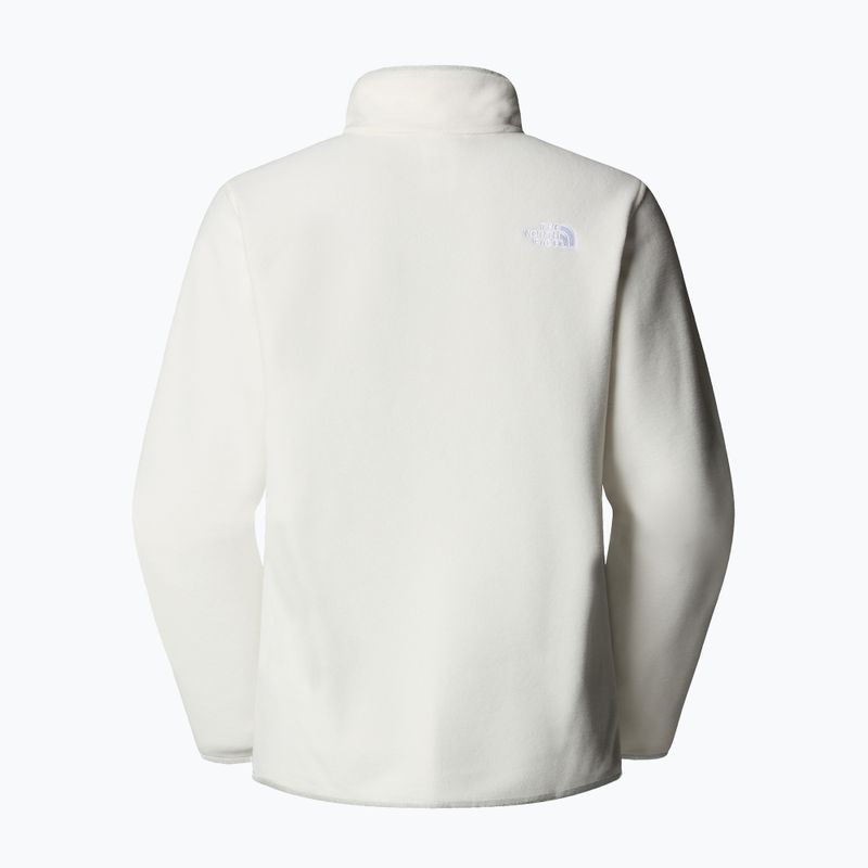 Dámská fleecová mikina The North Face Glacier Fleece 1/4 Zip white dune 5