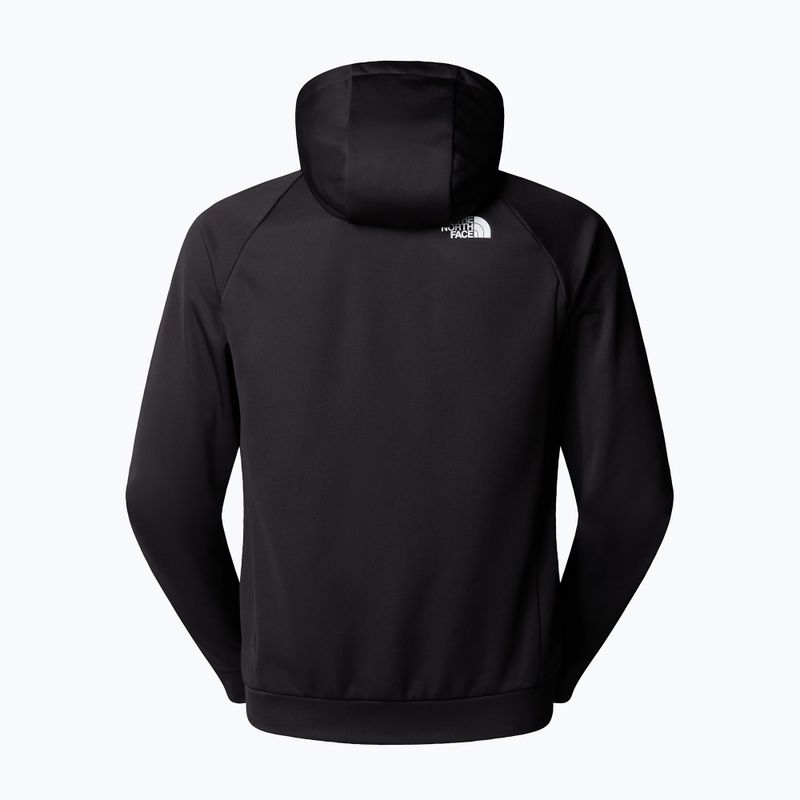 Pánská mikina The North Face Reaxion 2.0 s kapucí a zipem black heather 6