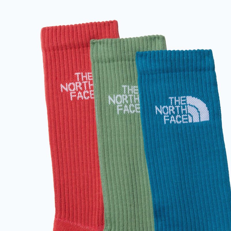 Ponožky The North Face Multi Sport Cush Crew Sock 3 páry dusk blue/slate moss 2