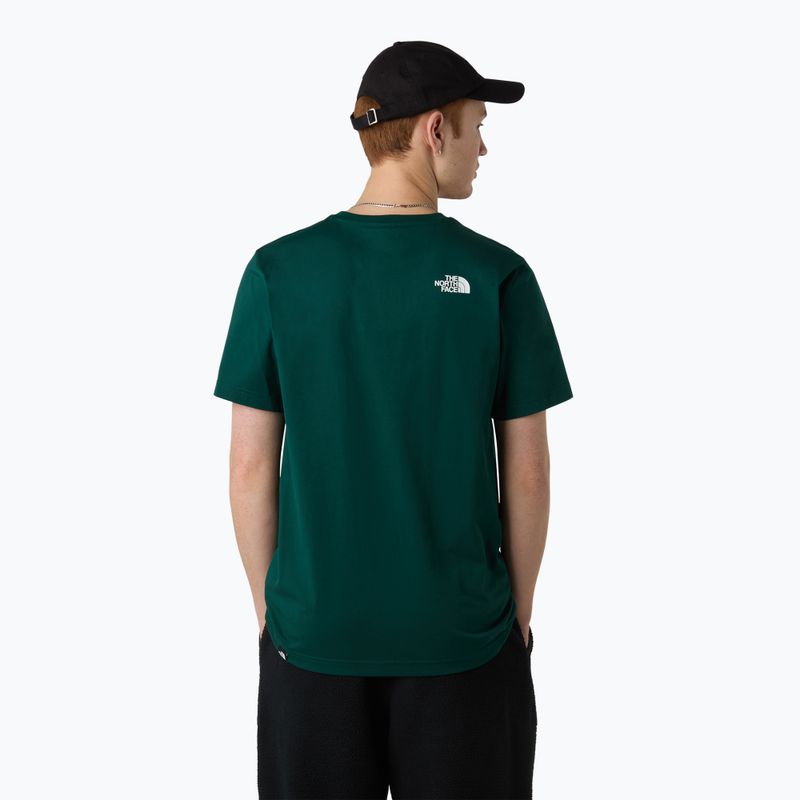 Pánské tričko The North Face Simple Dome hunter green 3