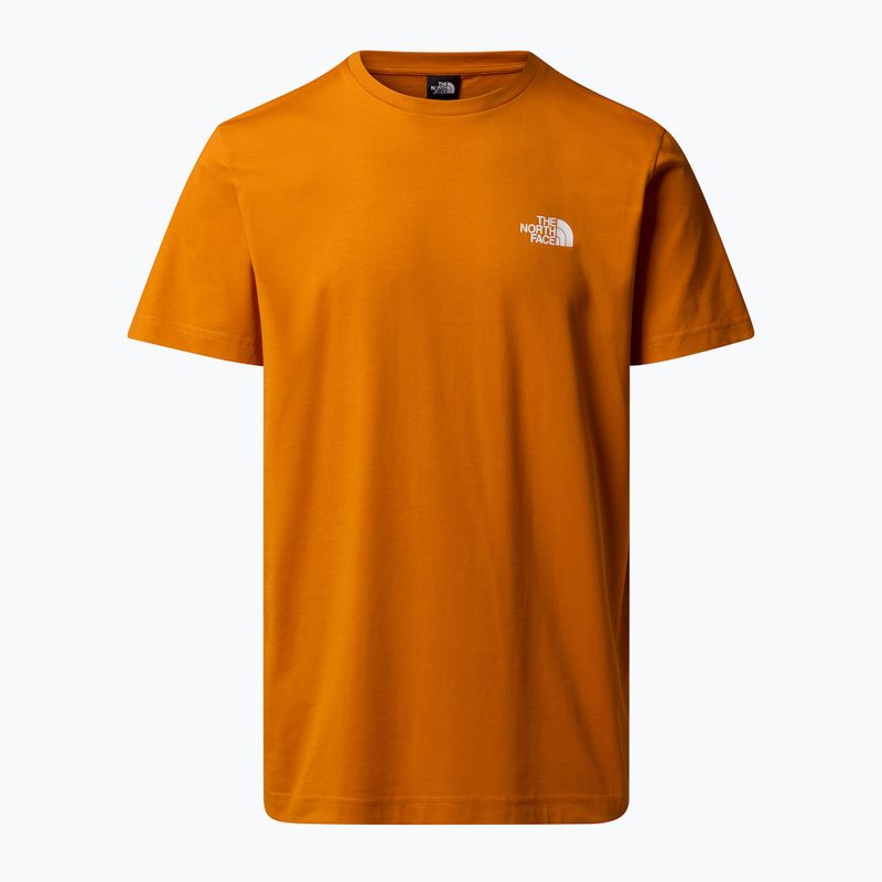 Pánské tričko The North Face Simple Dome agate orange 4