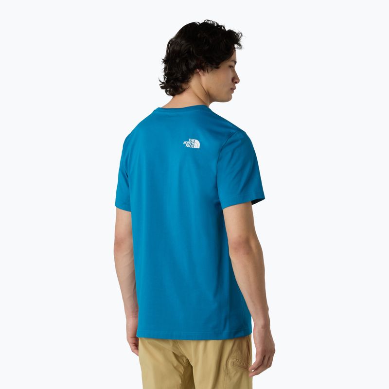 Pánské tričko The North Face Simple Dome dusk blue 3