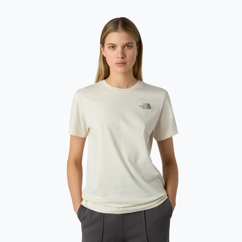 The North Face dámské tričko Box Nse Relaxed white dune/slate moss