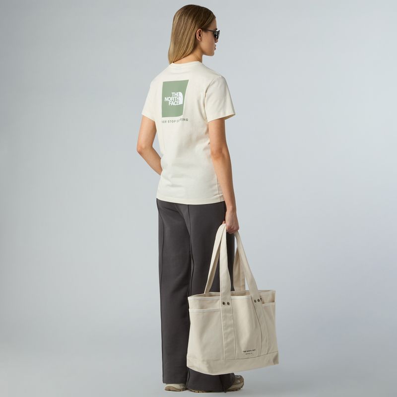 The North Face dámské tričko Box Nse Relaxed white dune/slate moss 2