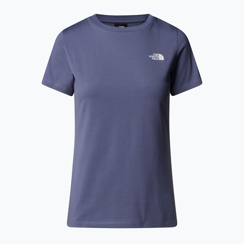 Dámské tričko The North Face Simple Dome Slim blue eclipse 4