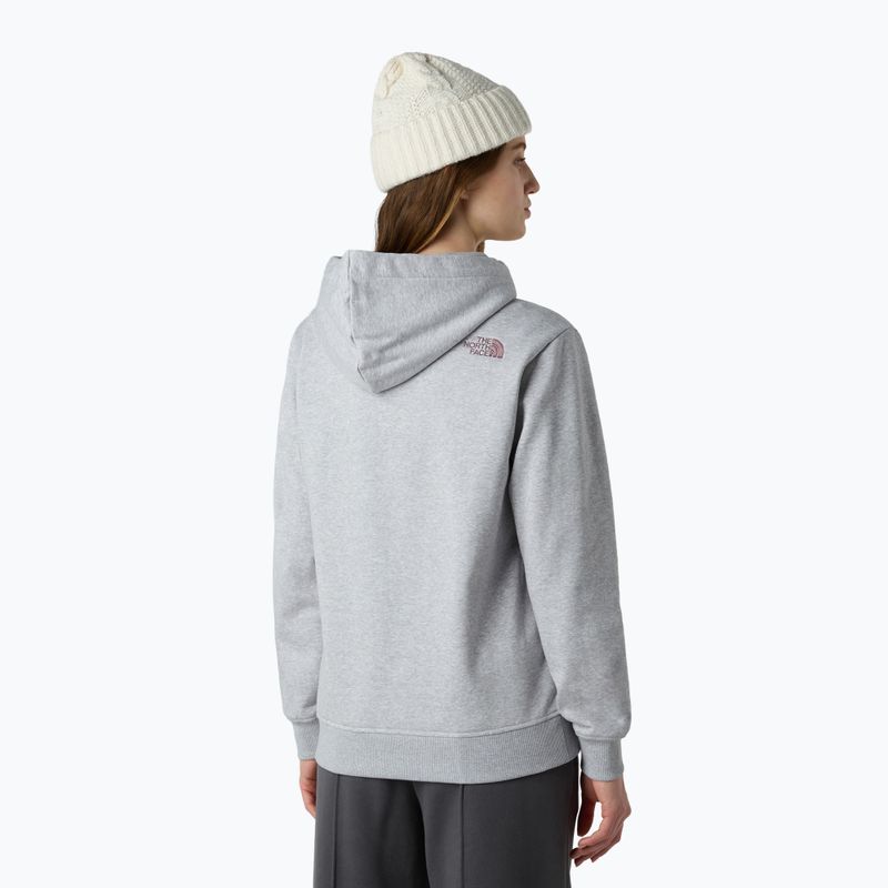 Dámská mikina The North Face Drew Peak Pullover Hoodie lightgreyheather/tawnyquartz 3