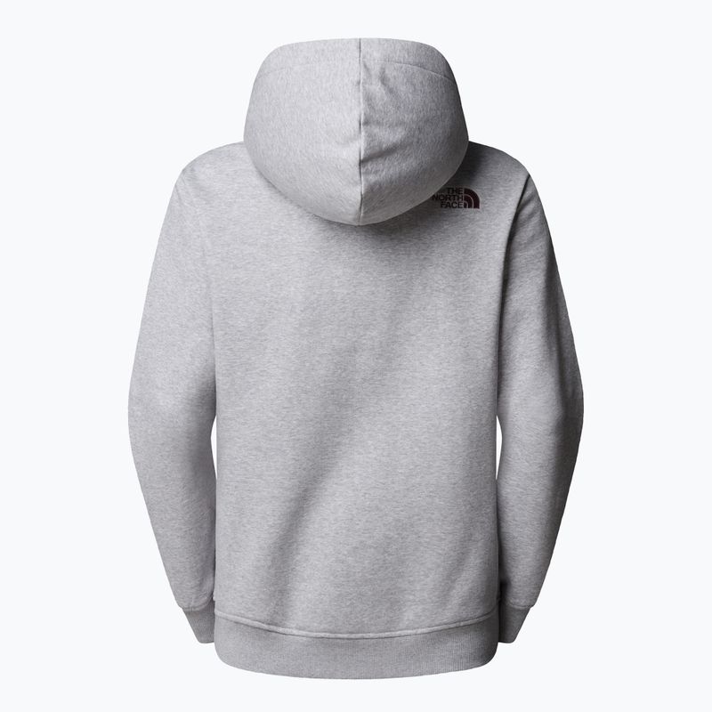 Dámská mikina s kapucí The North Face Drew Peak lightgreyheather/tawnyquartz 5